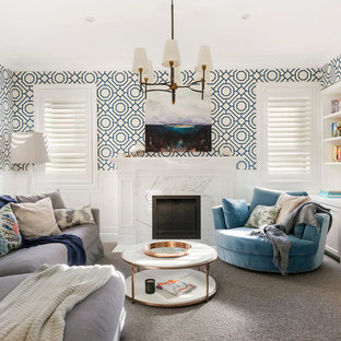Transitional Living Room