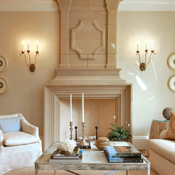 Transitional Luxury Living Room