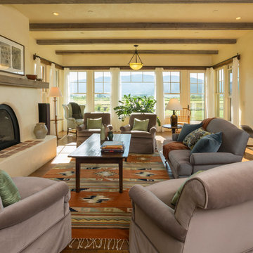 Transitional New Mexico Territorial house