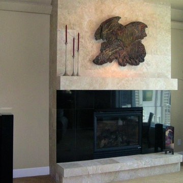 Trend Setting Tile Fireplace