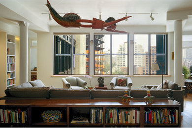 Modernes Wohnzimmer in New York