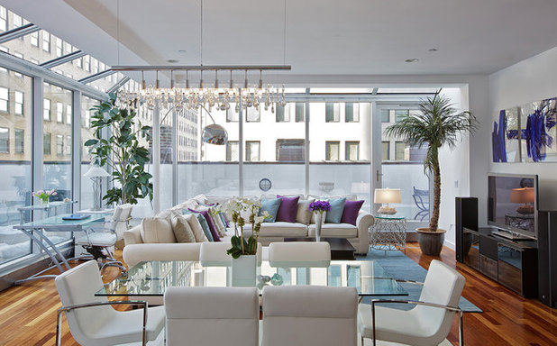 Contemporary Living Room by Marie Burgos Design