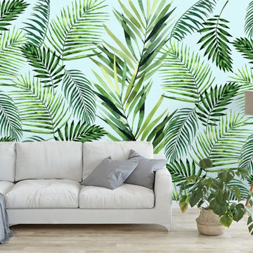‘Tropical Ferns’ wallpaper