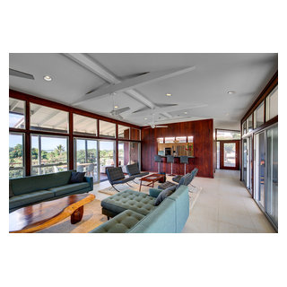 Tropical Mid Century Modern - Midcentury - Living Room - Hawaii - by ...
