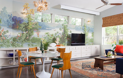Room of the Day: A Tropical Surprise in a Texas Ranch Home
