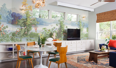 Room of the Day: A Tropical Surprise in a Texas Ranch Home