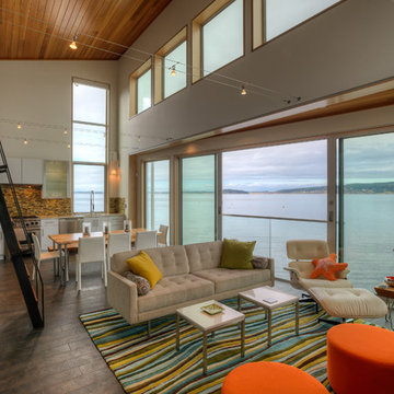 Tsunami House, Resilient Design, Camano Island WA
