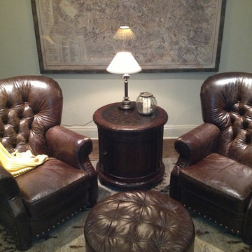 Tufted Winston leather recliners