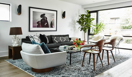 Houzz Tour: Graphic, Monochromatic and Fantastic