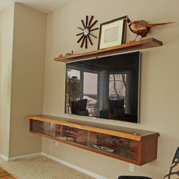 TV floating Cabinet & Shelf