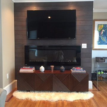 TV Wall Mount - Fireplace and Stikwood Installation