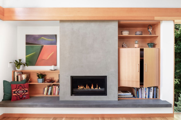 Contemporary Living Room by Cellar Ridge Construction