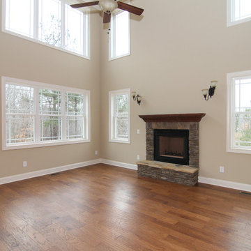 Two Story Living Room - The Bostwick
