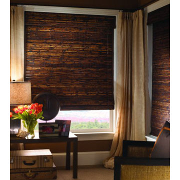 Typical Woven Wood Shades Installed