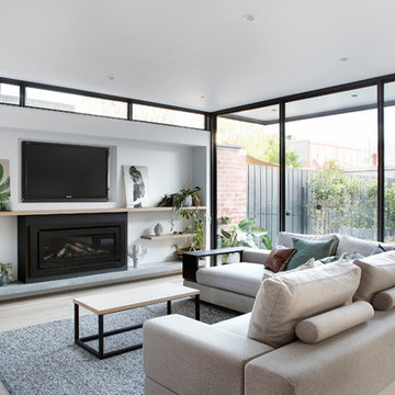 Ultra-Modern Living Space behind a restored Victorian Facade (Melbourne)