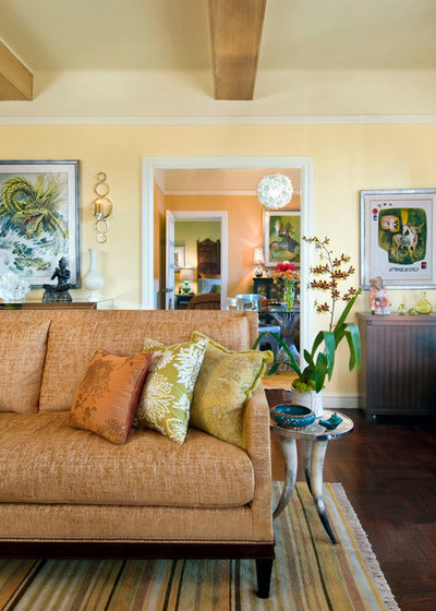 Eclectic Living Room by Crystal Waye Photo Design
