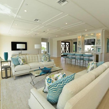 Unique Spaces Using Aqua Colors Vanguard Furniture and Good's Home Furnishings