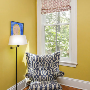 Unique Window in Cozy Corner of Living Room