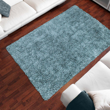 Upscale Solid Color Shag Rug
