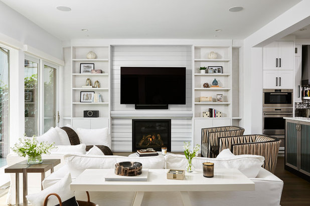 Transitional Living Room by Vivid Interior Design - Danielle Loven