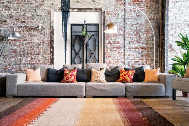 Industrial Living Room by K. Gennaro Photography