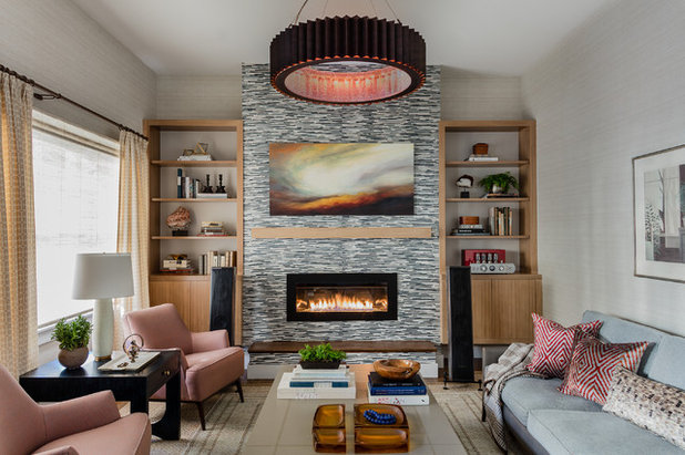 Contemporary Living Room by LeBlanc Design