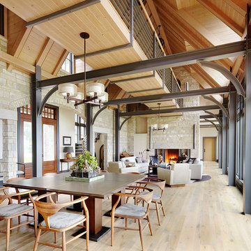 Using stone on interior walls