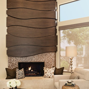 75+ Wohnzimmer mit Eckkamin Ideen & Bilder - August 2021 | Houzz DE