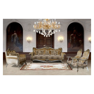 Valeria Luxury Sofa Set ( 100% Mahogany Wood Solid - Hand Made