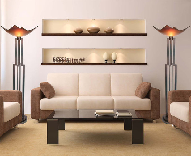 Modern Living Room by VanTeal
