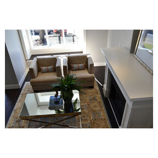 Vancouver Duplex - Modern - Living Room - Vancouver - by Blue Ocean ...