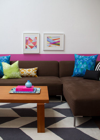Modern Living Room by Erika Bierman Photography