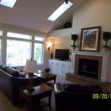 Vaulted Ceilings in the Family Room