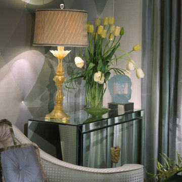 Venitian Inspired Art Deco Living Room