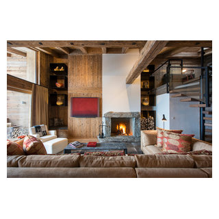 Illustration of Penthouse Rustic Design