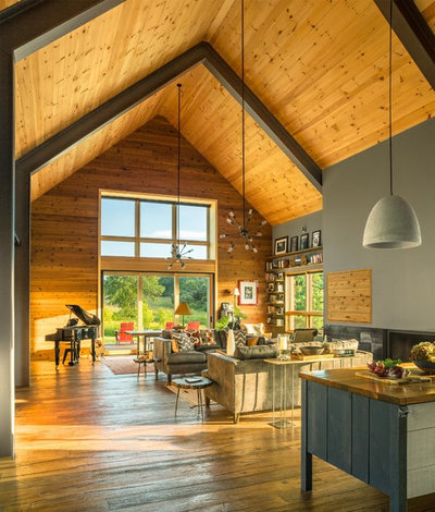 Modern Living Room by Joan Heaton Architects