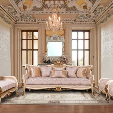 Veronica Luxury Sofa Set ( 100% Mahogany Wood Solid - Hand Made )