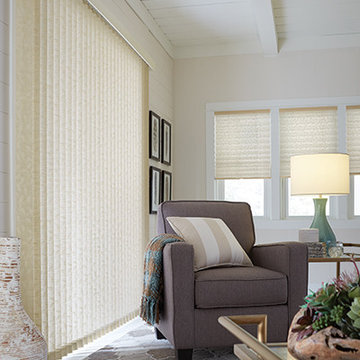 VERTICAL BLINDS - ROMAN SHADES - Graber vertical blinds and roman shade
