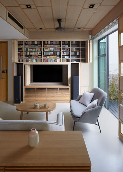 Contemporary Living Room by SOLID architects