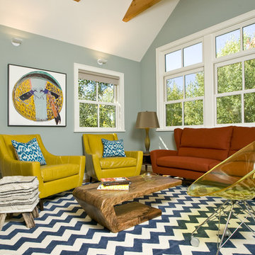 Vibrant Family Room - Grace Home Design