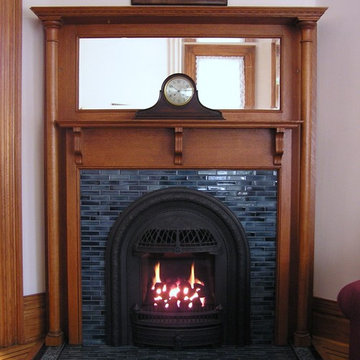 Victorian fireplace gas (After)