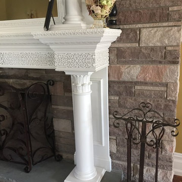 Victorian Fireplace surround with Hidden TV