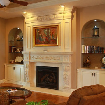 Victorian Fireplace with Recessed Niches
