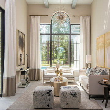 Villa Montecatini at Bella Collina - Elegant Transitional Living Room