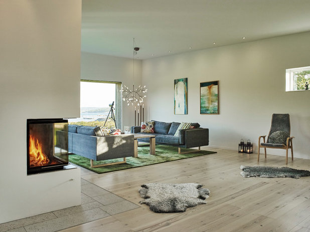 Scandinavian Living Room by T+E Arkitekter