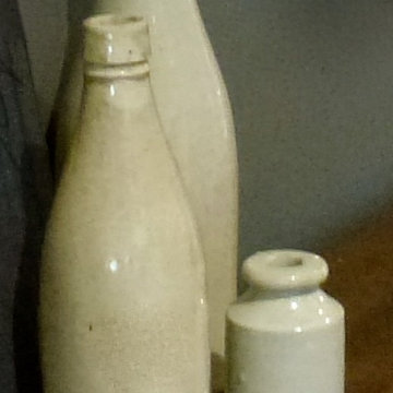 Vintage Ceramic Bottles - Bachelor Pad