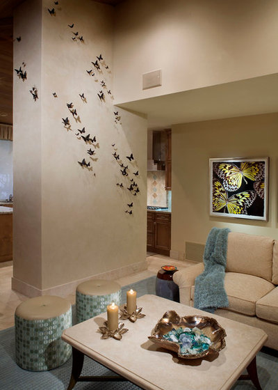 Traditional Living Room by Cheryl Morgan Designs