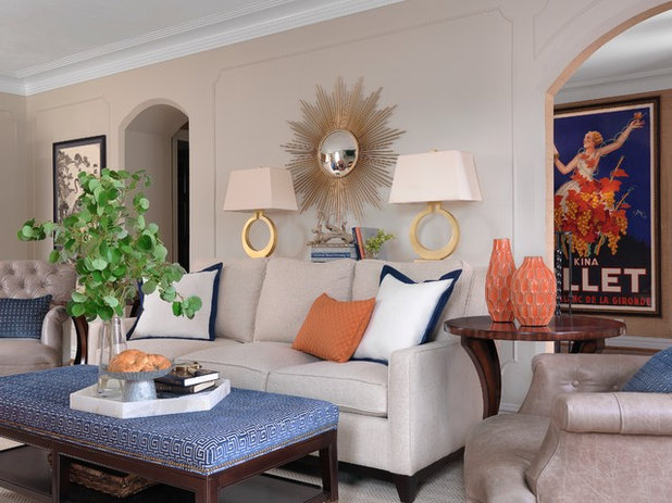 Traditional Living Room by Laura Lee Home