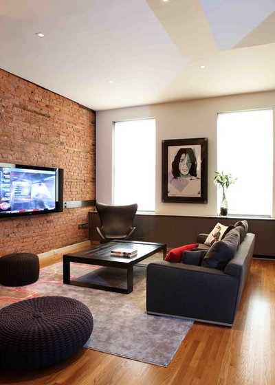 Contemporary Living Room by valerie pasquiou interiors + design, inc