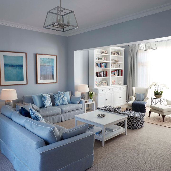 75 Beautiful Hampton Lounge Room Home Design Ideas & Designs | Houzz AU